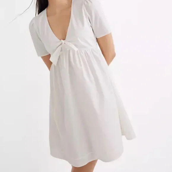 madewell tie sleeve retro dress Madewell Teresa